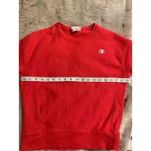 Vintage Champion Reverse Weave Red Sweatshirt Small - Picture 8 of 8